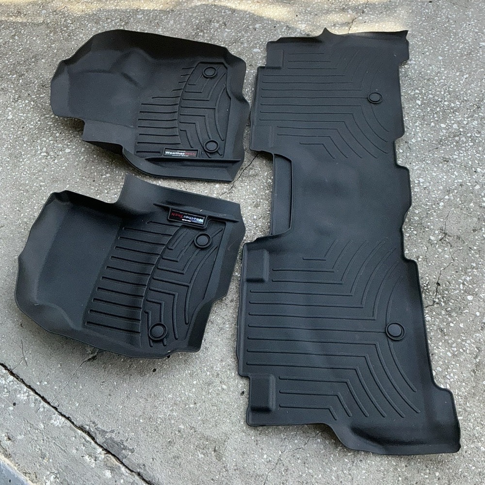 Ford Expedition Max Lincoln Navigator Black WeatherTech FloorLiner Mat 2018-2024